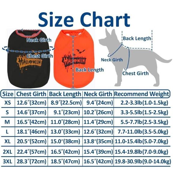 2 Pieces Dog Lightweight Shirt for Small Dogs - Picture 2 of 3